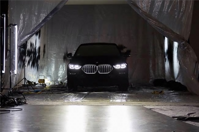 BMW painted a car with Vantablack, the world's blackest black