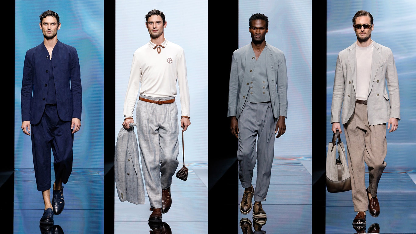 Giorgio Armani SS'21: A Guide To Wearing Tailoring In The Time Of ...