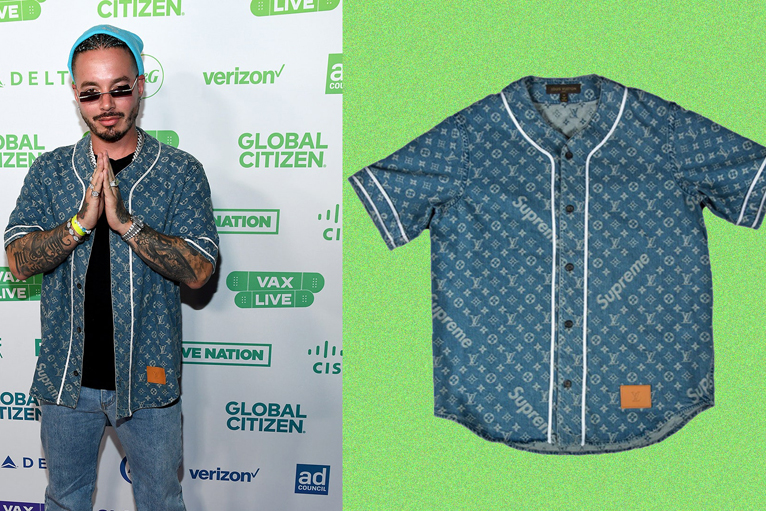 You Can Still Buy J Balvin's Sensational Supreme X Louis Vuitton Shirt  (Seriously) - GQ Middle East
