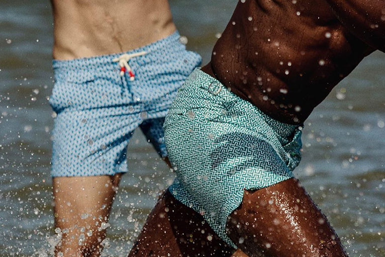 Kfnire Mens Beach Shorts Quick Dry Swim Trunks Adjustable Drawstring Swimwear with Pockets Surfing Swimming Watershort 