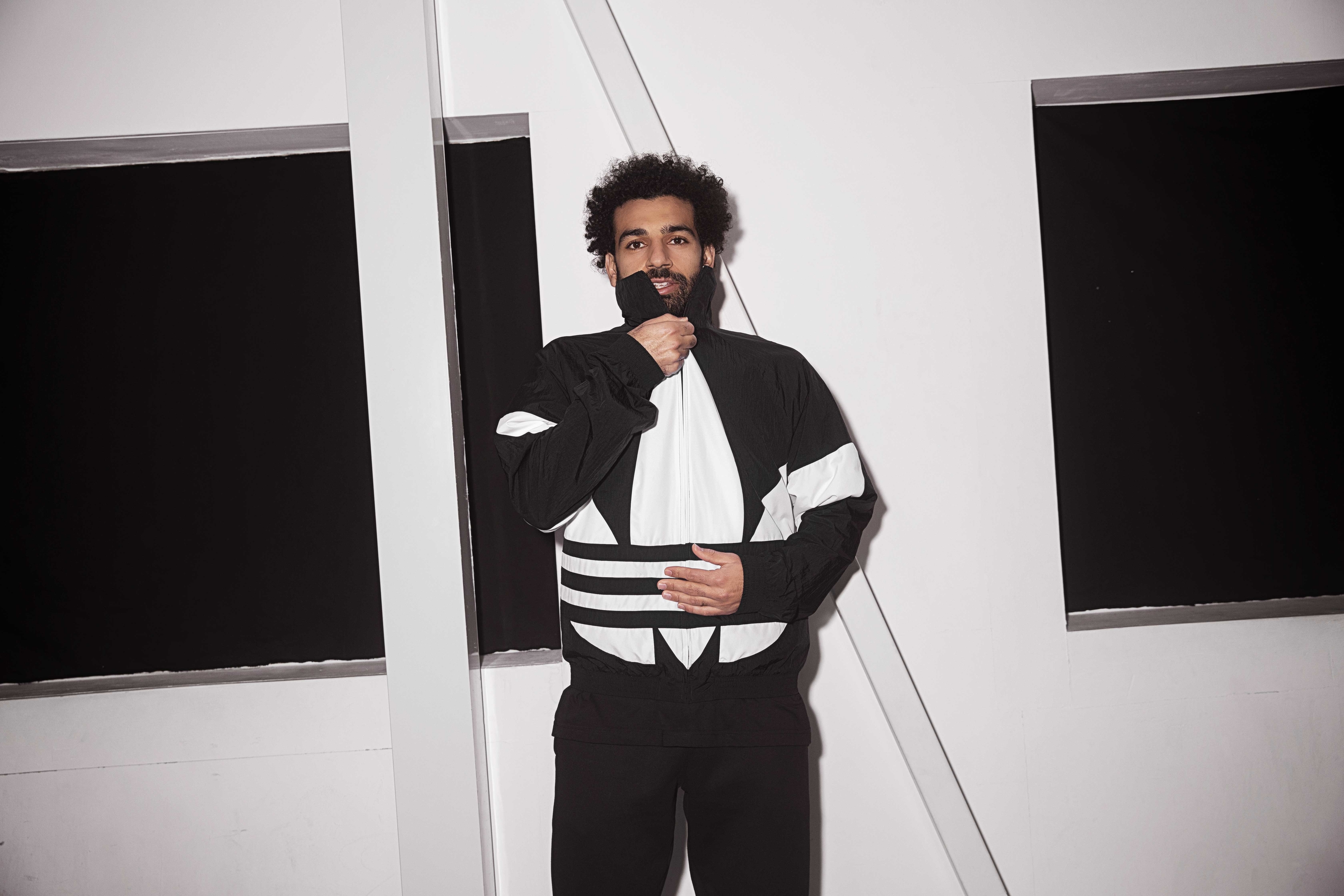 Mo Salah Looks Boss In The New Adidas Trefoil Collection