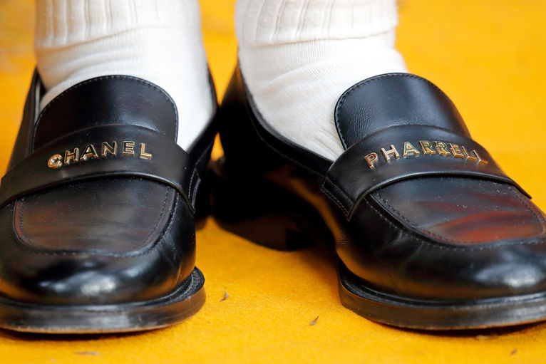 pharrell chanel loafers
