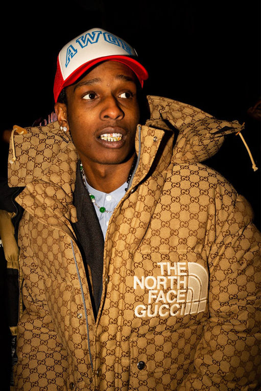 A$ap Rocky In Gucci The North Face Is Peak Cold-Snap Dressing - GQ Middle  East